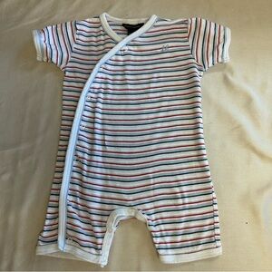 Tommy Hilfiger - Striped Bodysuit Romper with Short Sleeves